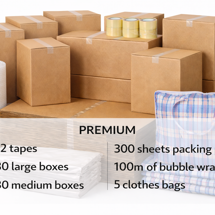 3 Bed Property Removals Packaging Bundle