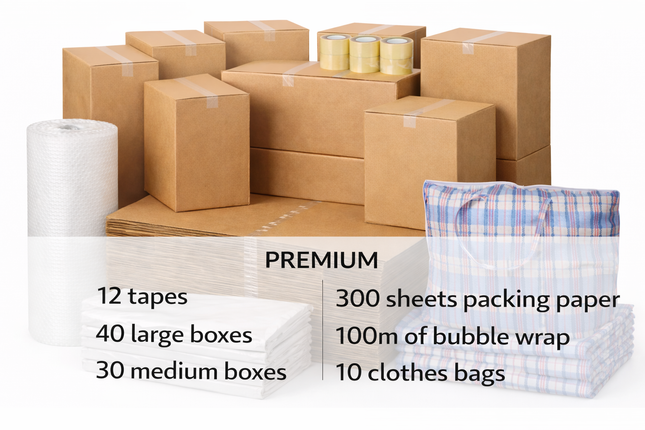 4 Bed Property Removals Packaging Bundle