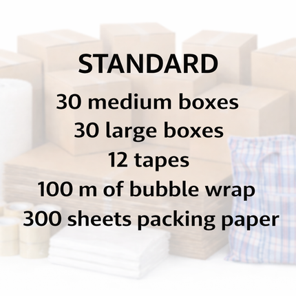 4 Bed Property Removals Packaging Bundle