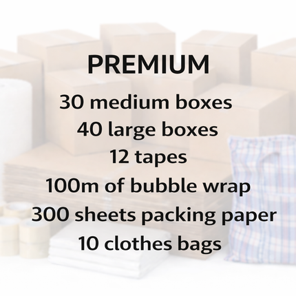 4 Bed Property Removals Packaging Bundle