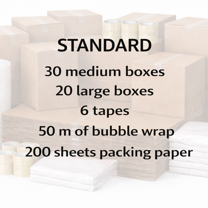 3 Bed Property Removals Packaging Bundle