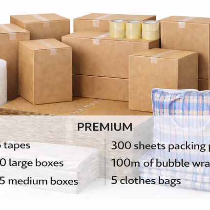 1 Bed Property Removals Packaging Bundle