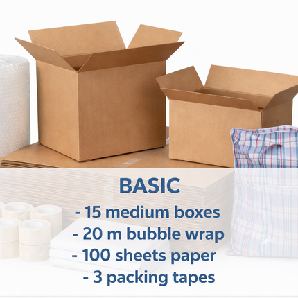 1 Bed Property Removals Packaging Bundle