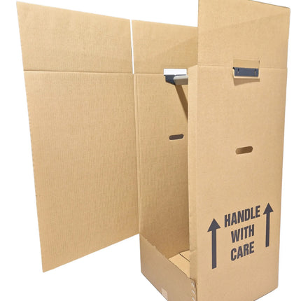 Wardrobe Clothes Hanging Box with Rail 3 Pack